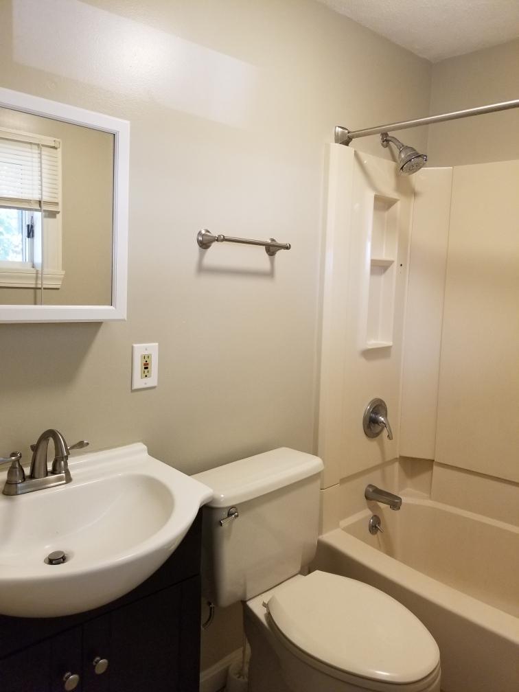 Bathroom - NEW SINK, NEW TOILET, NEW PAINT, NEW FLOOR - 124 E 4th St