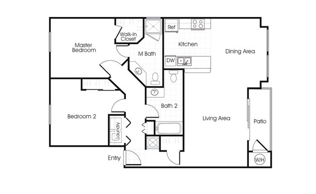 Floorplan - Bella Vista Apartments