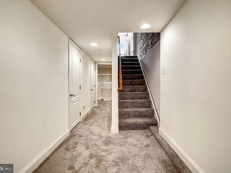 Basement landing - 521 S Linwood Ave