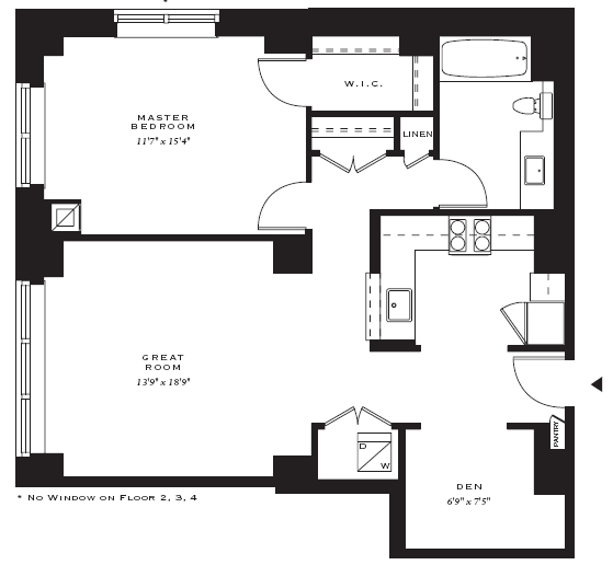 1BR/1BA - Aria the Condominium