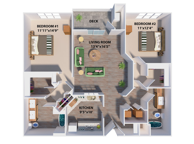 Floorplan - Fountain View Condos