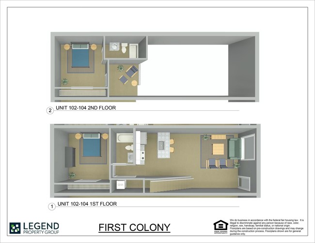 Floorplan - First Colony Flats