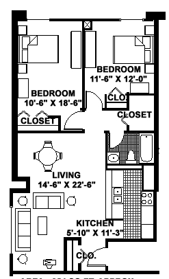 2BR/1BA - Dearborn Heights Co-Op Towers