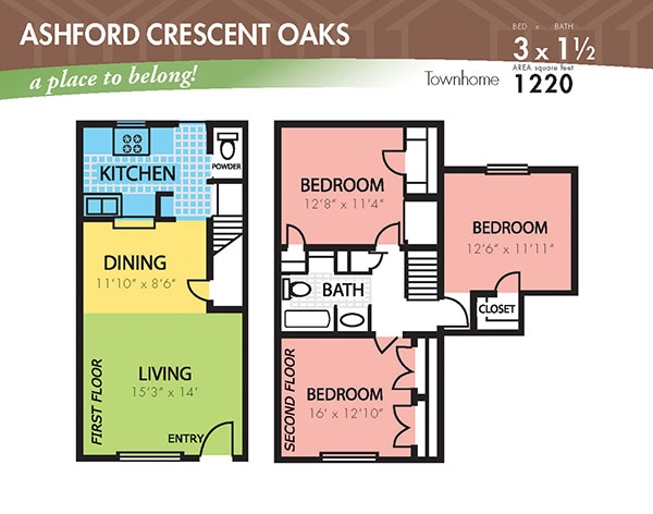 3 X 1.5 TH - Ashford Crescent Oaks