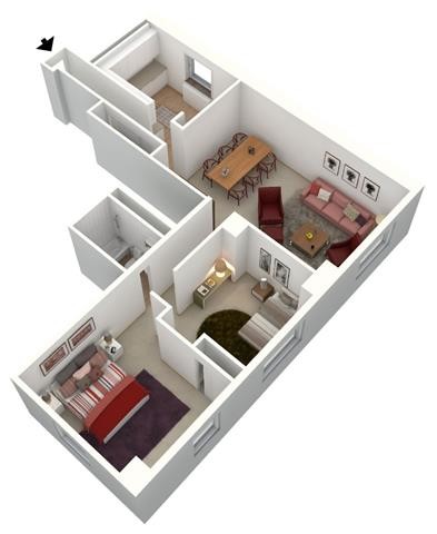 Floorplan - 5550 S Dorchester