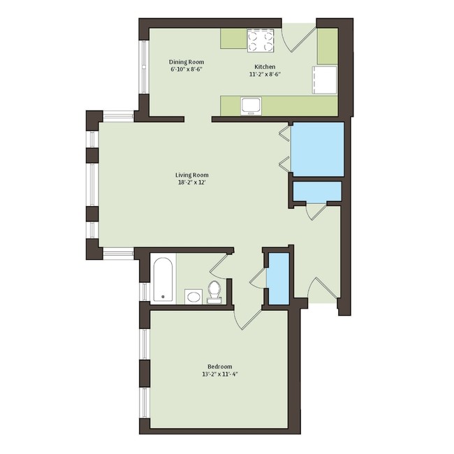 Floorplan - 1101 E. Hyde Park Boulevard