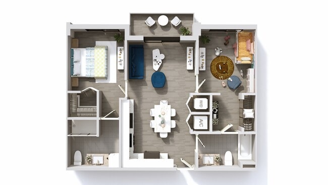 Floorplan - Bay Pointe Apartments