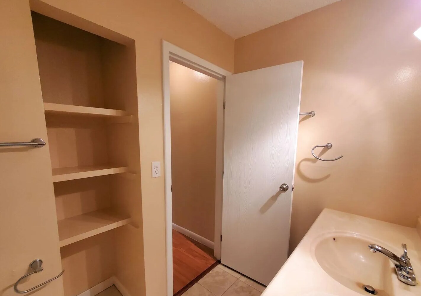Master bathroom shelves - 6519 W Newberry Rd