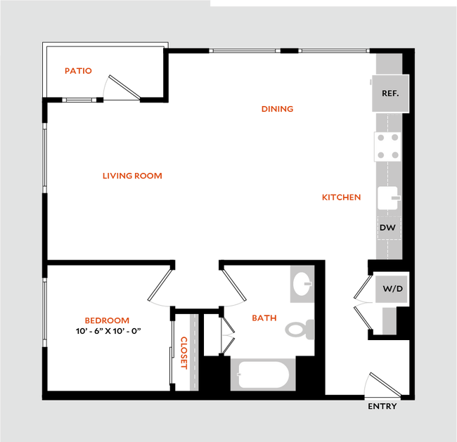 Floorplan - Hiro Apartments