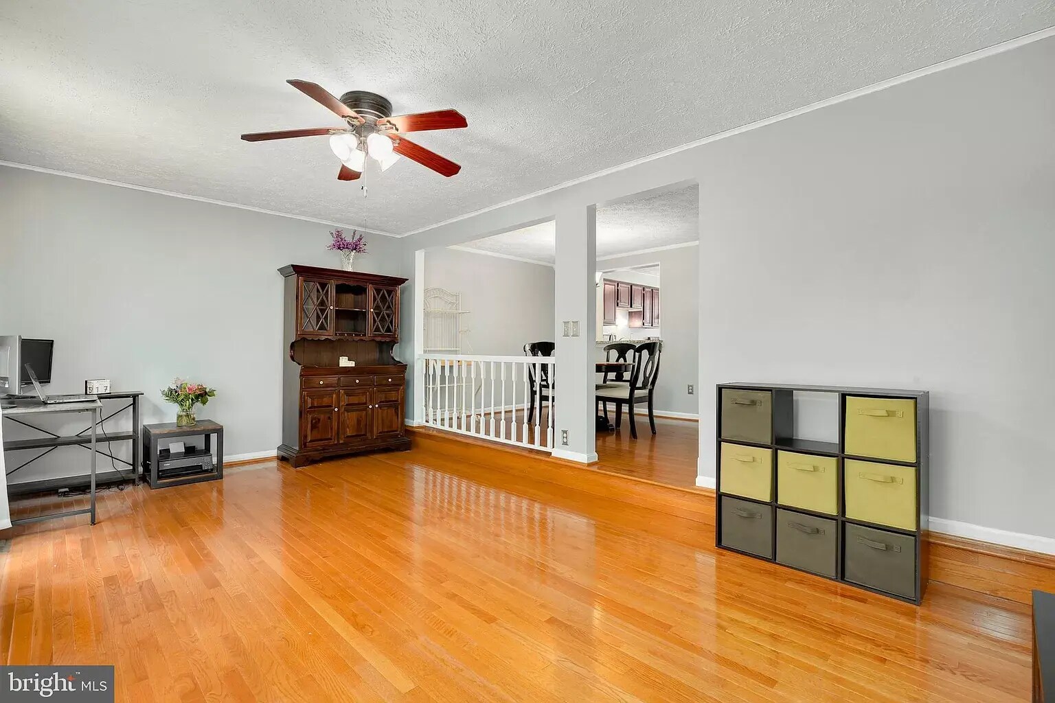 Open Floor Plan Living Room and Dining Area - 12504 Timber Hollow Pl