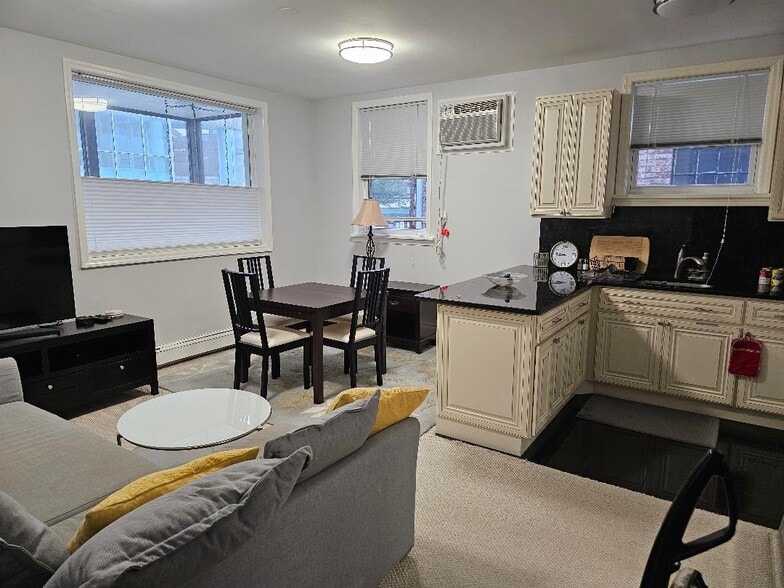Living room/ dining area/kitchenette - 97-13 64th Rd