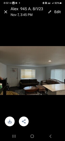 Patio door, off Living Room - 945 30th St