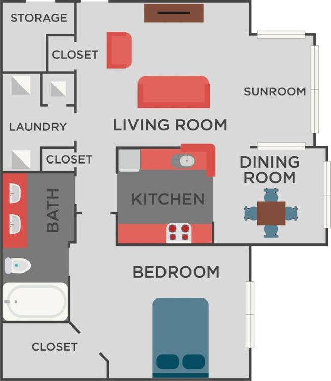 Floorplan - Autumn Park Apartments