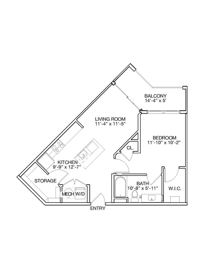 Floorplan - Ainsley at the Collective