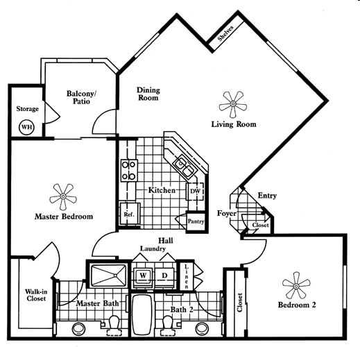 2BR/2BA - San Palmilla