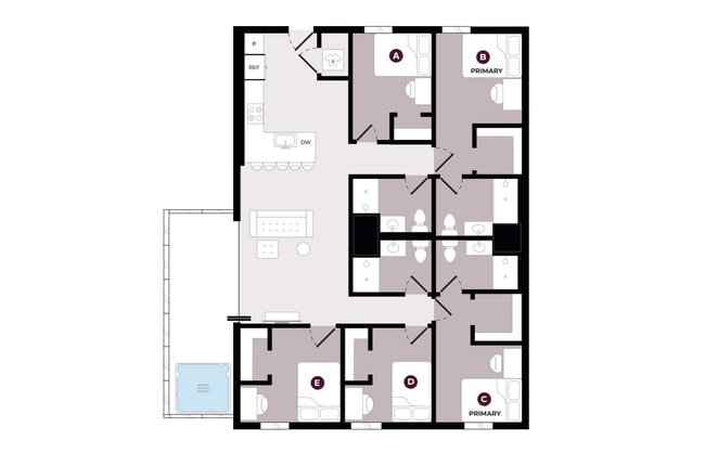 5x4 Mansion B - Hub LA Figueroa