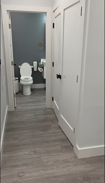 view of bathroom from kitchen - 27 Booth St