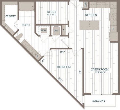 Floorplan - The Hudson