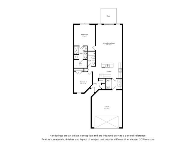 Floorplan - Weldon Reserve Garage Included