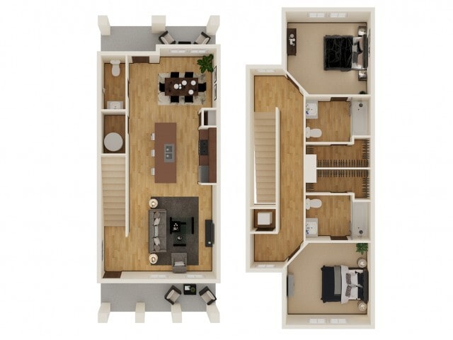 2x2.5 Townhome - WestVue