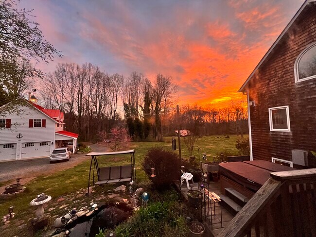 House to the right is our residence, close by but not too close. - 754 Woodlands Rd