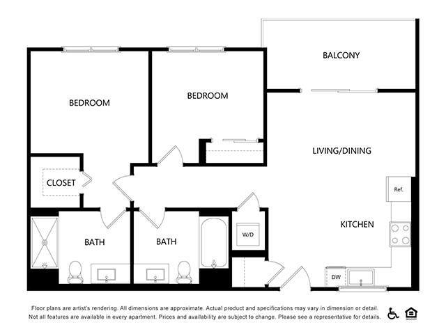 Floorplan - Mariposa on 3rd