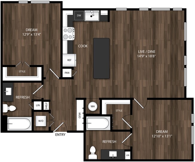 Floorplan - Encore SoFlo