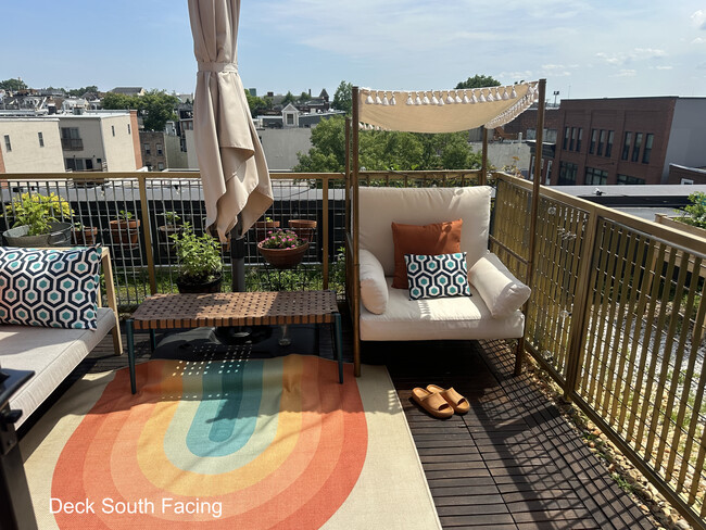 Private Roof Top Deck - an oasis in the city - 1211 Light St