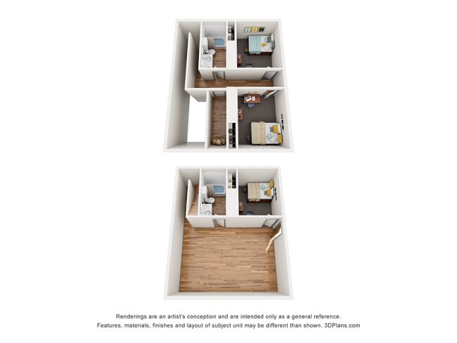 Explore this chic loft layout, offering ample space and modern convenience. - Southgate Campus Centre