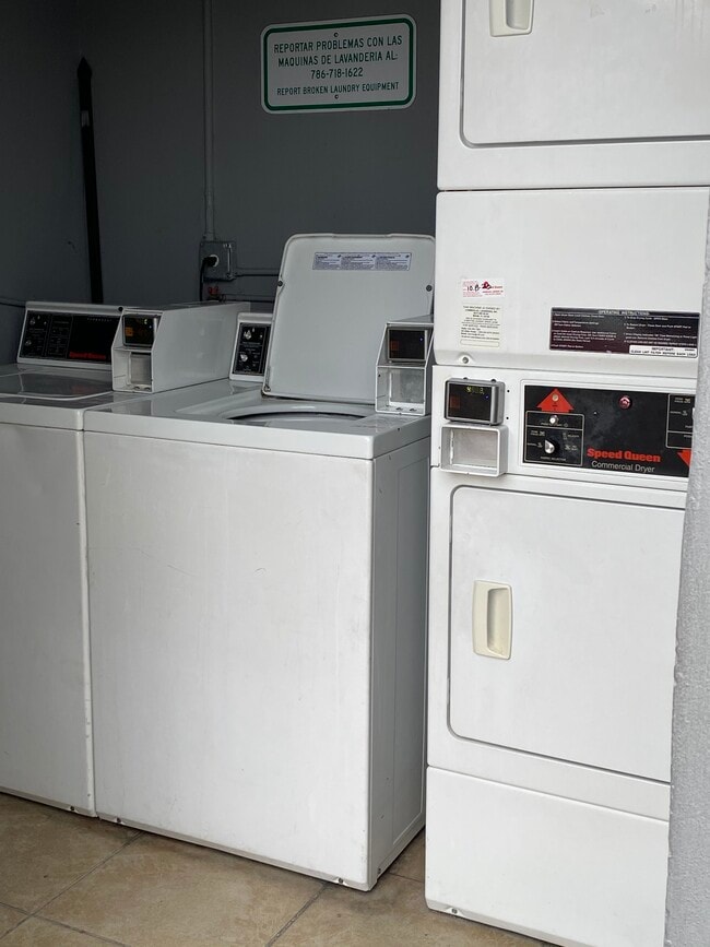Common washer and dryer - 4250 SW 67th Ave