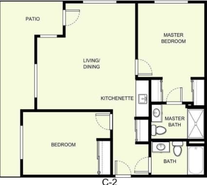 Floor Plan C-2 - Holiday Golden Oaks