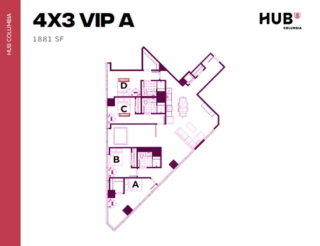 4x3 VIP A - Hub Columbia