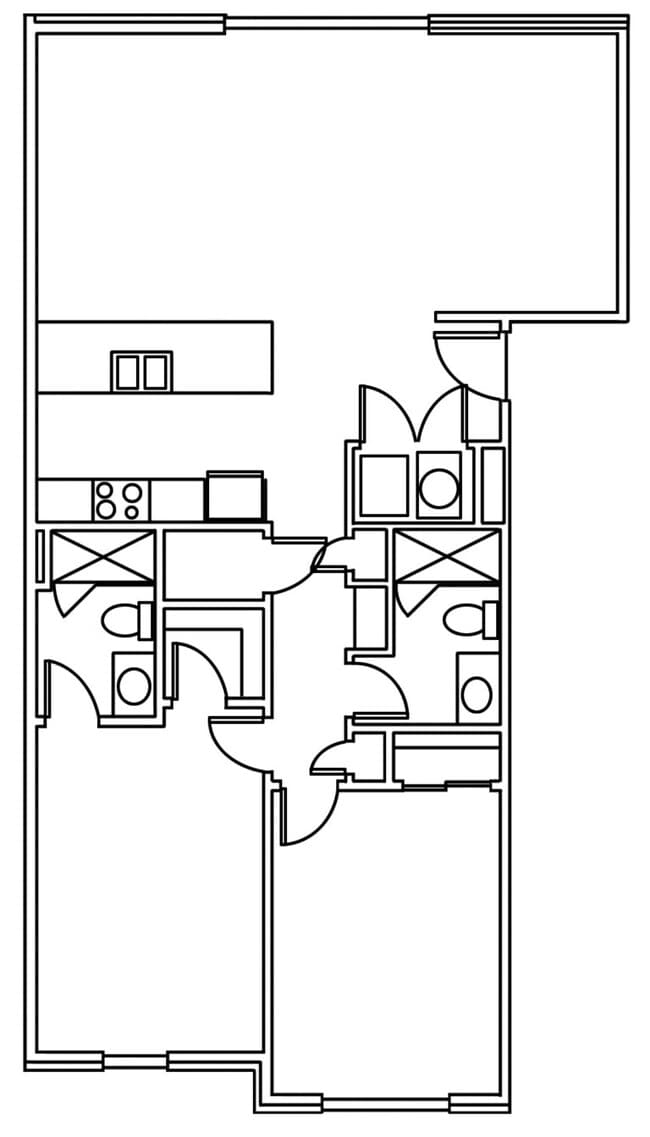 Unit 204 - The Village Courtyard Apartments