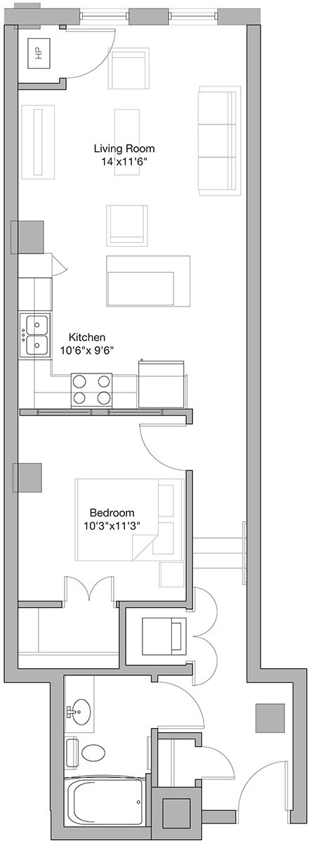 Floorplan - A-Mill Artist Lofts