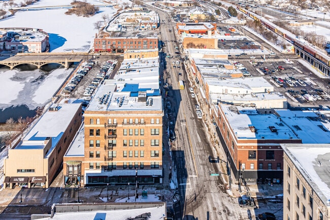 Aerial Context - Lofts on Broadway