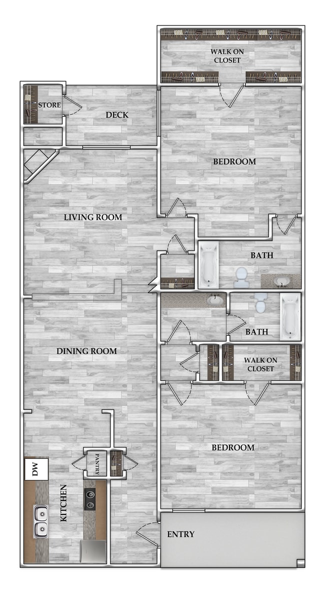 Floorplan - Serena Woods Apartments