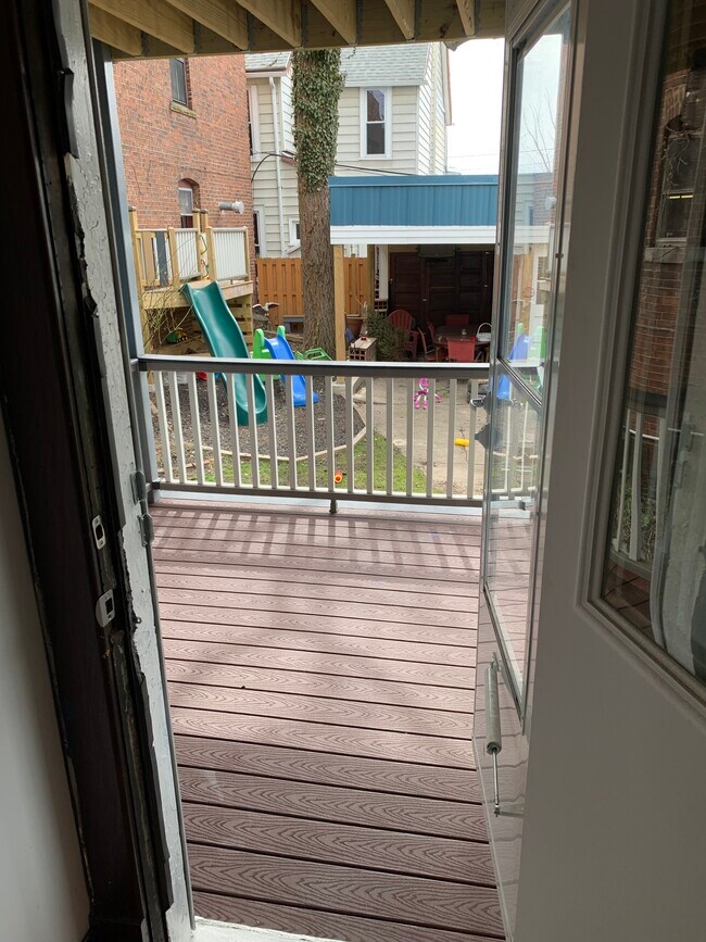 Back porch - 207 Lafayette Ave