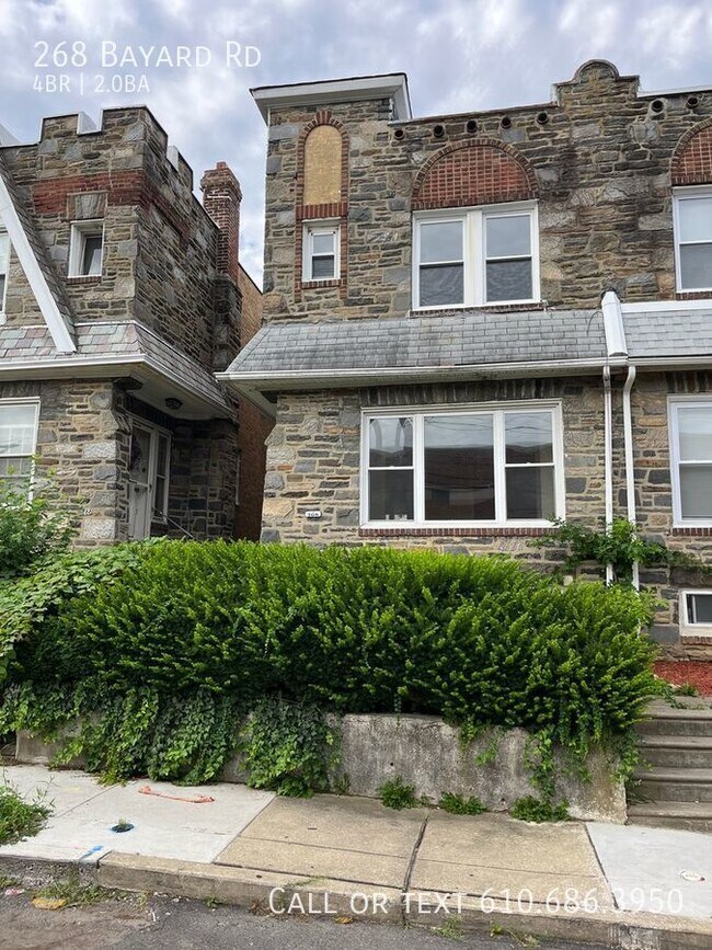 Spacious 4 Bedroom 2 Full Bath in Upper Darby 268 Bayard Rd Upper