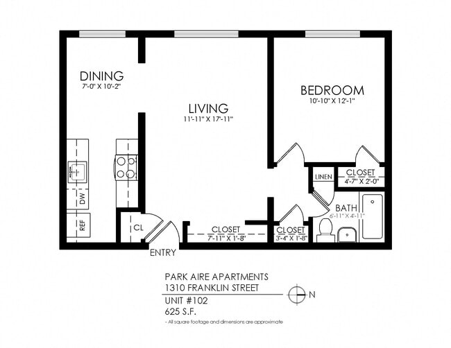 Floorplan - Park Aire Apartments