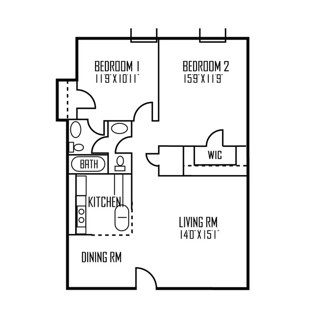 Floorplan - Polaris on the Park - Renovated Apartments...