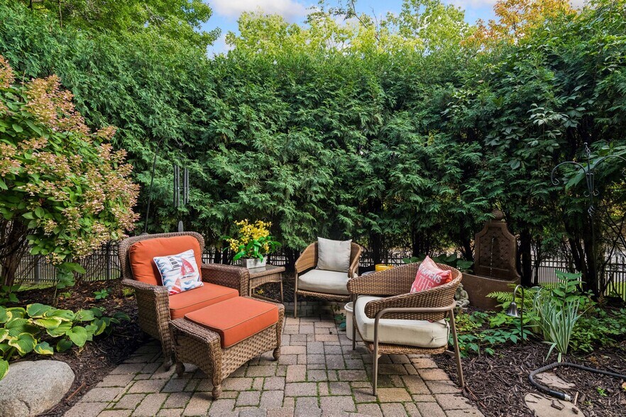 Enjoy the private patio from the walk-out lower level - 745 Rice St E