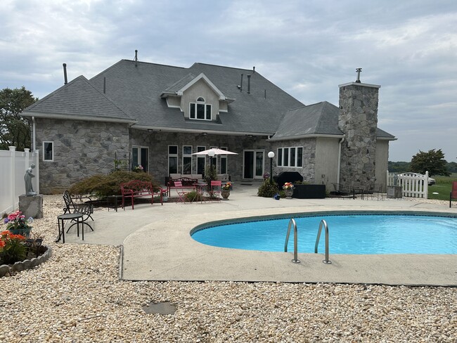 Pool in the back yard - 6245 Iron Bridges Rd