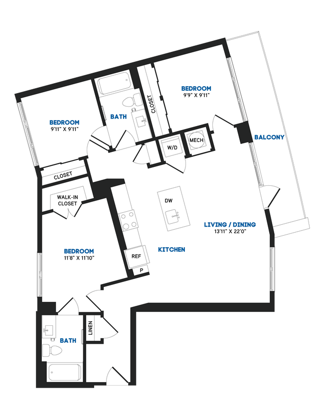 Floorplan - The Chase at Bryant Street