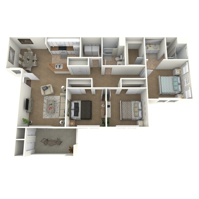 Floorplan - College Park Apartments