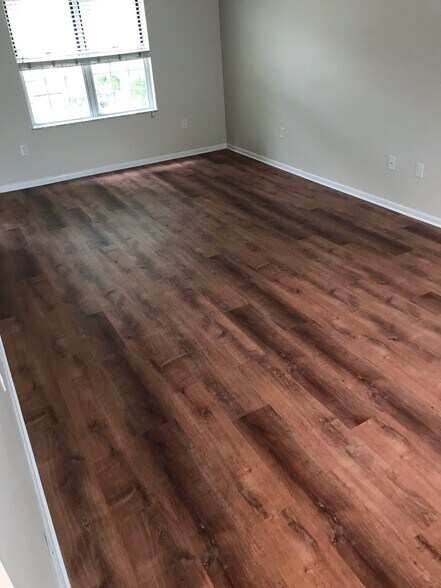 New flooring in living room - 2568A Grouse Ridge