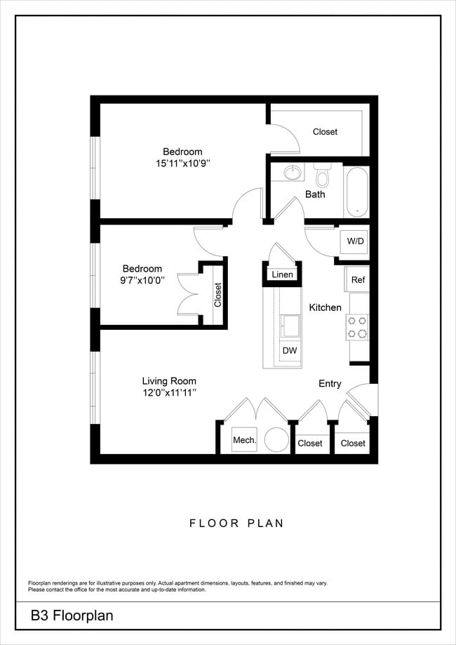 Floorplan - Bracken Square