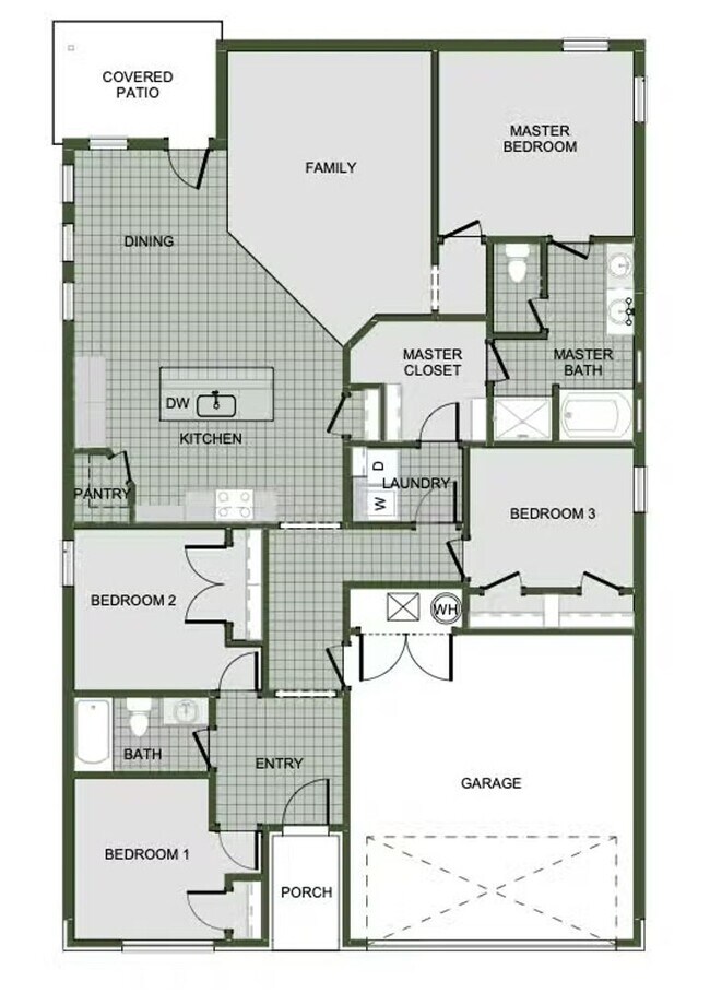 Building Photo - New Beginnings Start At AMRR: 4 bedroom / 2 bath in Apple Crossing!