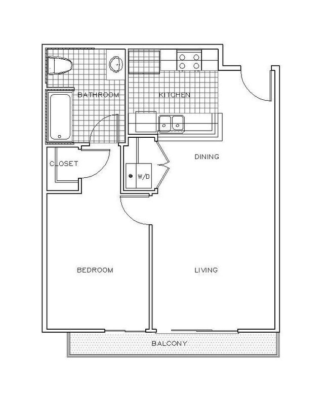 Capri 1x1 floor plan PR SM Capri LLC - PR SM Capri LLC
