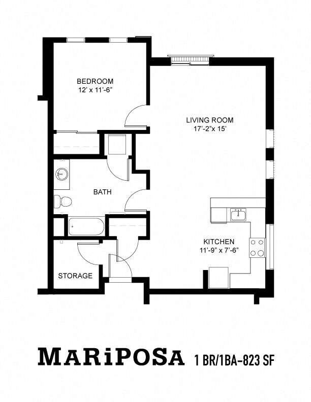Floorplan - MARIPOSA III (The Mariposa)