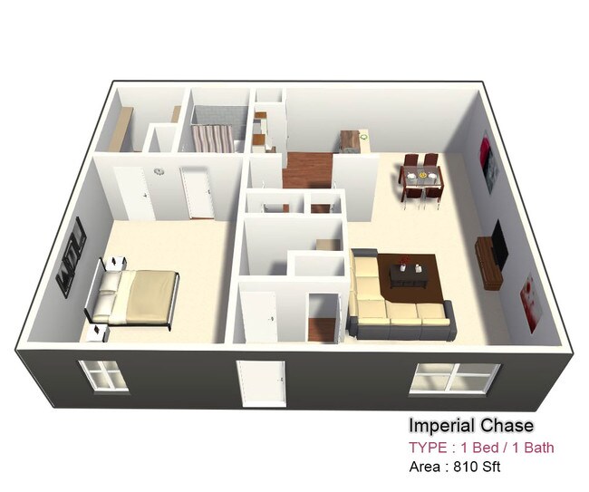 One Bed / One Bath - Imperial Chase
